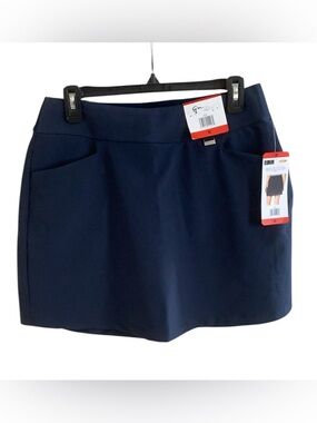 Greg Norman Golf Skirt, medium Navy blue NEW with tags and mesh liner summer
